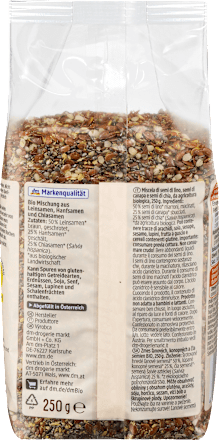 Amestec Bio de semințe de in, cânepă și chia dmBio