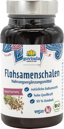 Flohsamenschalen Kapseln govinda