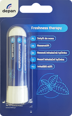 Sztyft do nosa z olejkami eterycznymi, miętowy DEPAN