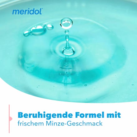 Mundspülung Zahnfleischschutz antibakteriell meridol