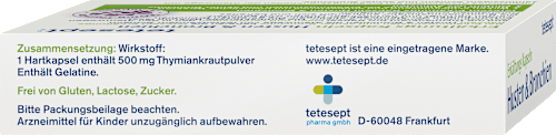 Erkältungskapseln Husten & Bronchien tetesept