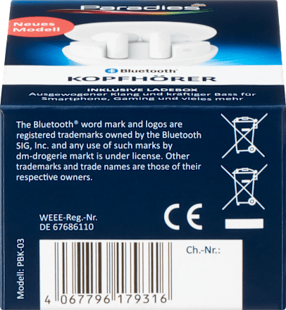 Brezžične slušalke bluetooth Paradies