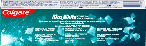 Bieliaca zubná pasta Max White White Crystals  Colgate