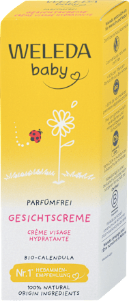 Nechtíkový pleťový krém bez parfumácie WELEDA baby