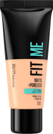 Tekoča podlaga FIT ME! Matte+Poreless, 106 Peach Beige    MAYBELLINE NEW YORK