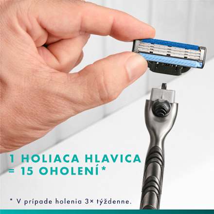 Náhradné hlavice Mach3  Gillette