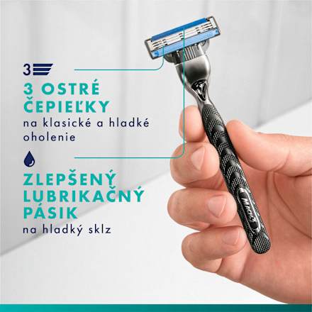 Náhradné hlavice Mach3  Gillette
