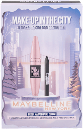 Pochette MAKE-UP IN THE CITY - Mascara Lash Sensational MAYBELLINE NEW YORK