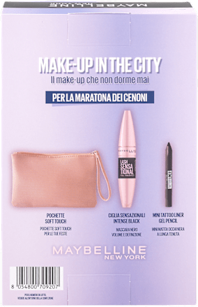 Pochette MAKE-UP IN THE CITY - Mascara Lash Sensational MAYBELLINE NEW YORK