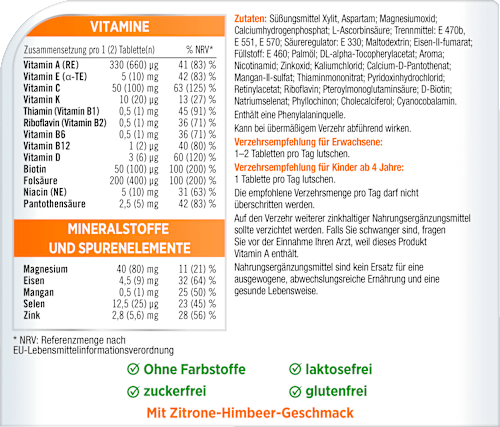 Centrum Frisch und Fruchtig Lutschtabletten 60 St Centrum