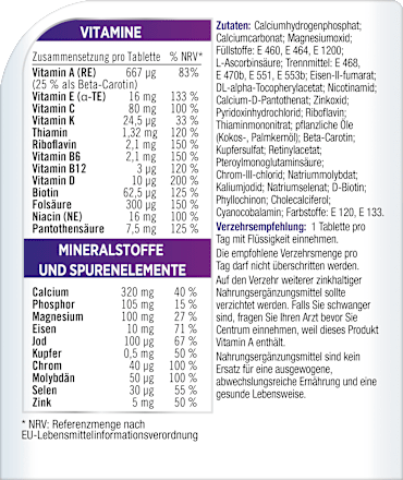Centrum für Sie Tabletten 30 St Centrum