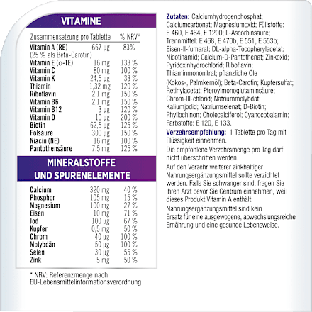 Centrum für Sie Tabletten 60 St Centrum