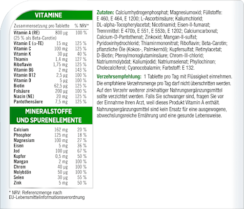 Centrum A-Zink Tabletten 180 St Centrum