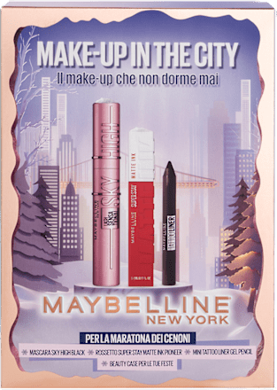 Pochette MAKE-UP IN THE CITY - Mascara Sky High+Rossetto Matte Ink 20 MAYBELLINE NEW YORK