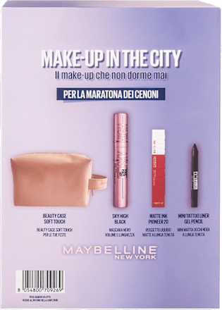 Pochette MAKE-UP IN THE CITY - Mascara Sky High+Rossetto Matte Ink 20 MAYBELLINE NEW YORK