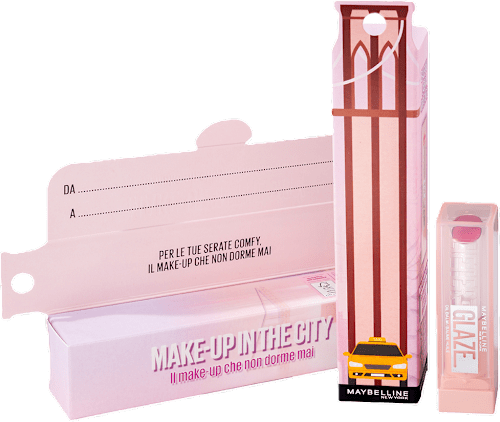 Set regalo MAKE-UP IN THE CITY - Balsamo labbra LIFTER GLAZE 003 MAYBELLINE NEW YORK