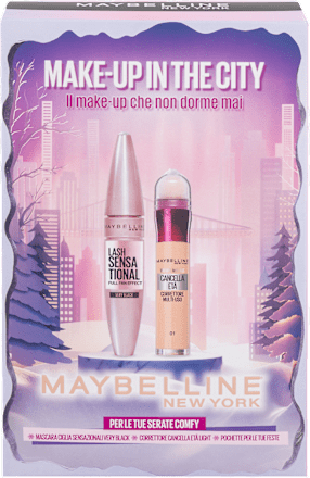Pochette MAKE-UP IN THE CITY - Mascara Lash Sensational+Cancella Età 02 MAYBELLINE NEW YORK