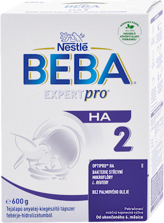 Následná dojčenská mliečna výživa EXPERTpro HA 2 BEBA