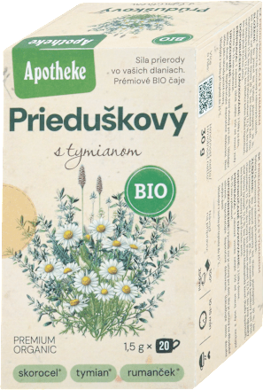 Bio Prieduškový čaj s tymianom Apotheke