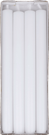 Leuchterkerzen weiß 250/22 mm Dekorieren & Einrichten