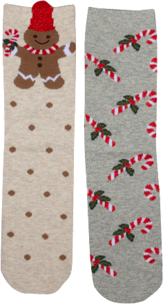 Weihnachtssocken Doppelpack (2 Paar) keine Marke