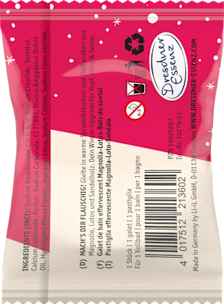 Badezusatz Sprudeltab warm up for fun  DEins