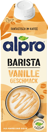 Hafer-Sojadrink Barista Vanille Geschmack alpro