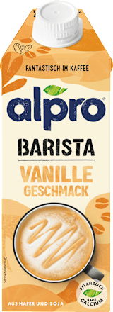 Hafer-Sojadrink Barista Vanille Geschmack alpro