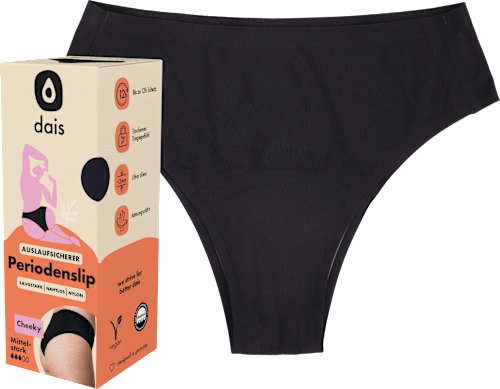 Periodenunterwäsche Cheeky schwarz Gr. S dais