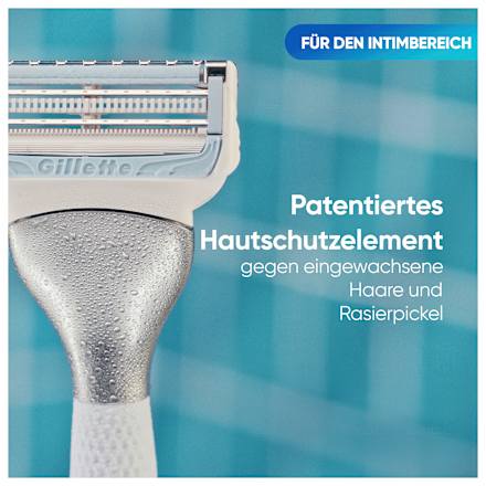 Rasierklingen für den Intimbereich Aloe Vera Gillette Venus