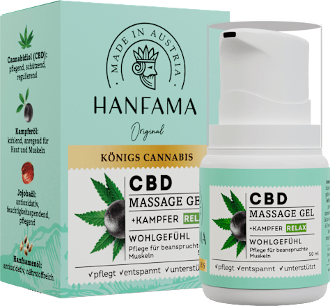 Königs Cannabis CBD Massage-Gel Relax Hanfama