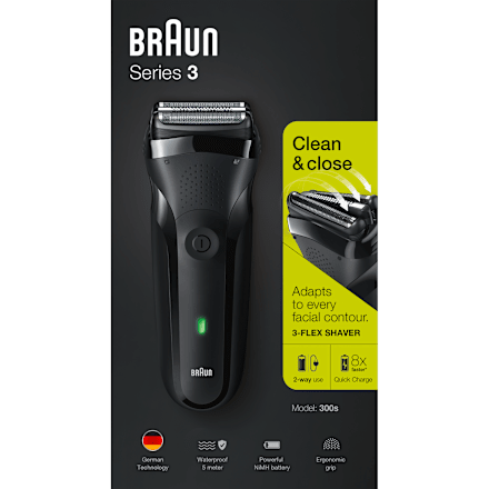 Elektromos borotva, Series 3 Braun