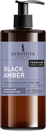 Parfumsko tekoče milo za roke Black Amber AFRODITA