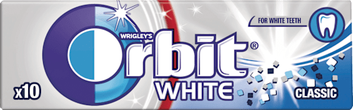 Žvečilni gumiji White Original Orbit