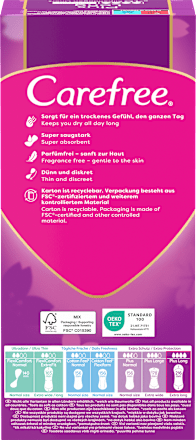 Wkładki higieniczne Plus Long Light Carefree