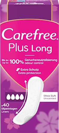 Wkładki higieniczne Plus Long Light Carefree
