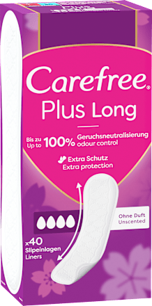 Wkładki higieniczne Plus Long Light Carefree