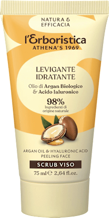 Kremni piling za obraz z BIO arganovim oljem L'ERBORISTICA