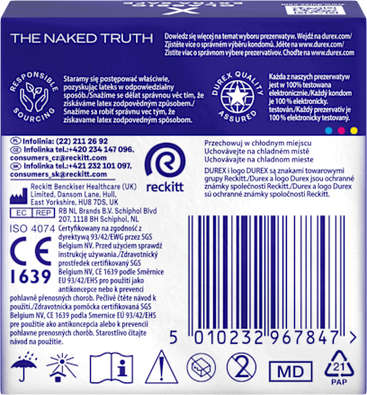 Prezerwatywy lateksowe Extra Safe Durex