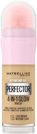 4-in-1 GLOW PERFECTOR INSTANT ANTI AGE - tečni puder 1,5 LIGHT MEDIUM MAYBELLINE NEW YORK