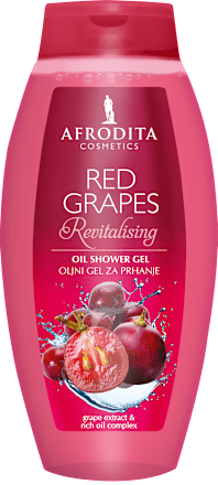 Red Grapes Revitalising uljni gel za tuširanje  AFRODITA
