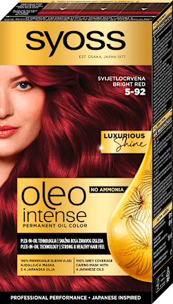 Boja za kosu – 5-92 svijetlocrvena syoss Oleo Intense