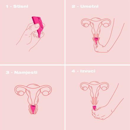 Lily Cup B menstrualna čašica INTIMINA