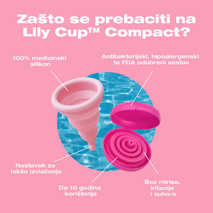Lily Cup Compact B menstrualna čašica INTIMINA