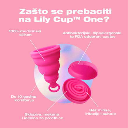 Lily Cup One menstrualna čašica INTIMINA