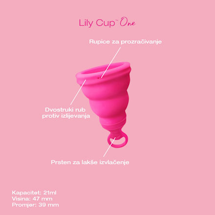 Lily Cup One menstrualna čašica INTIMINA
