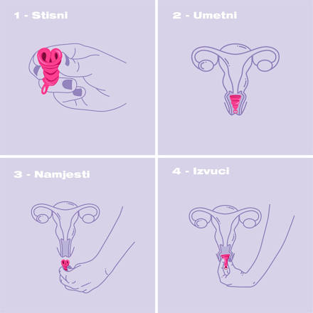 Lily Cup One menstrualna čašica INTIMINA