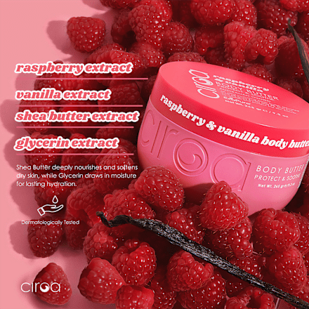 Körperbutter Raspberry & Vanilla ciroa