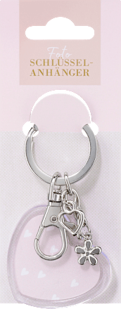 Schlüsselanhänger Acryl Herz Paradies