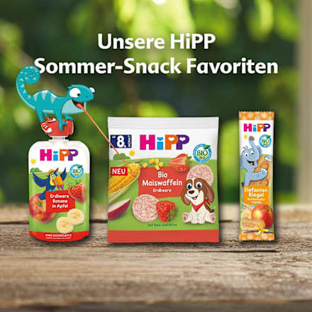 Quetschie Hippis Erdbeere-Banane in Apfel ab 1 Jahr HiPP